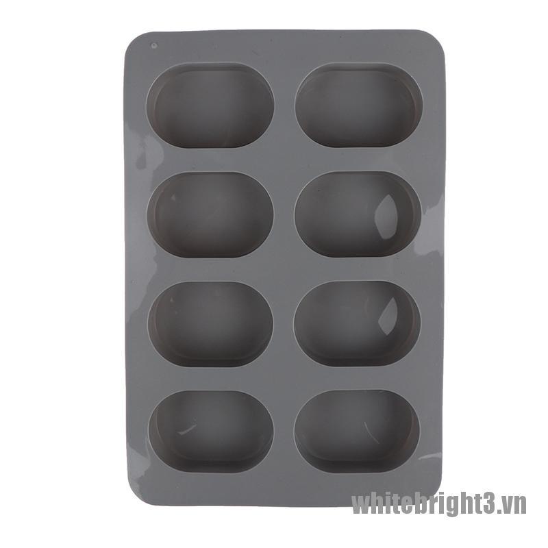 Khuôn Silicone Làm Bánh Xà Phòng 8 Ô