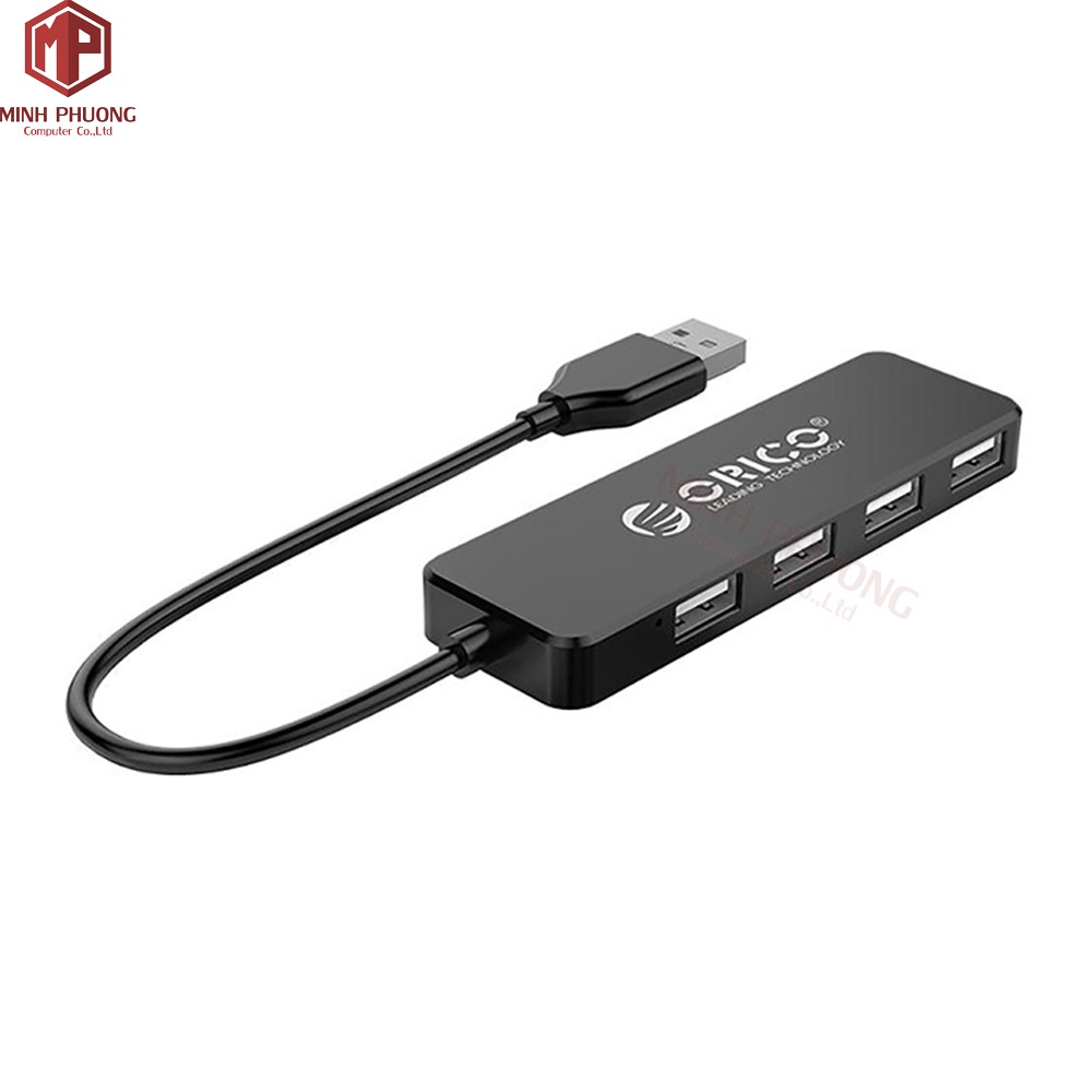 Bộ chia USB Hub 4 cổng USB 2.0 ORICO FL01-BK