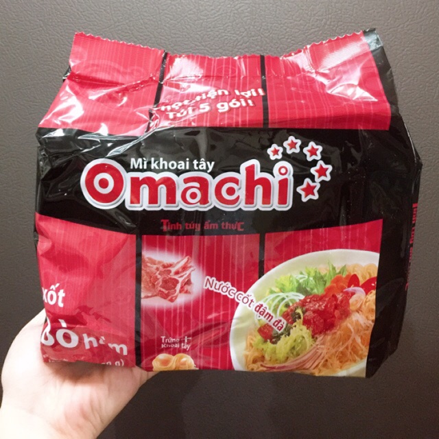 5 gói mì omachi vị bò hoặc sườn 400g | WebRaoVat - webraovat.net.vn