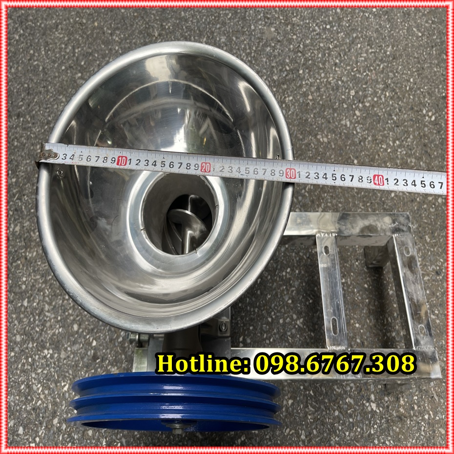 Máy xay xôi làm bánh giày, máy nghiền xôi làm bánh giày dền ngon, Inox sáng bóng - không moto