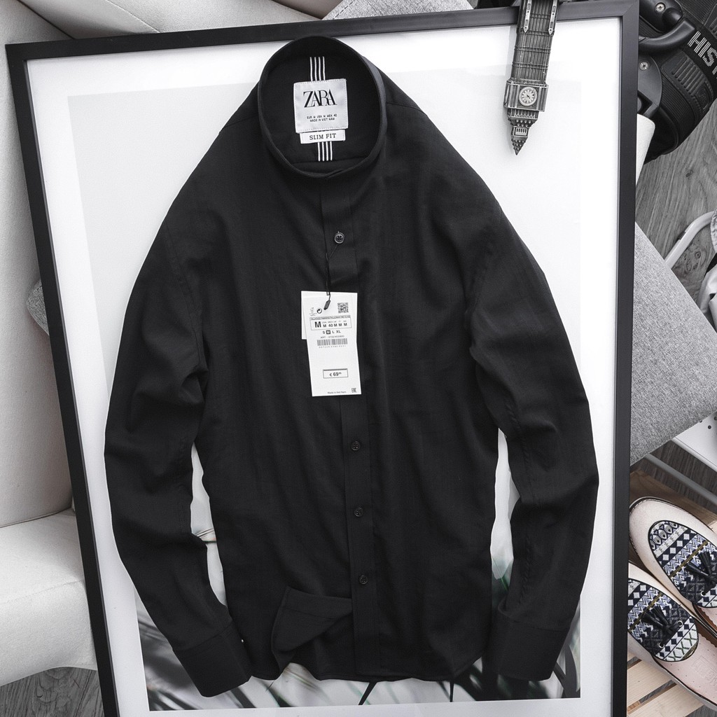 [BAO ĐỔI TRẢ] Áo sơ mi [CỔ TRỤ] [CHẤT ĐŨI] cực xịn xò, chất vải siêu mềm, siêu mịn, siêu mát | BigBuy360 - bigbuy360.vn