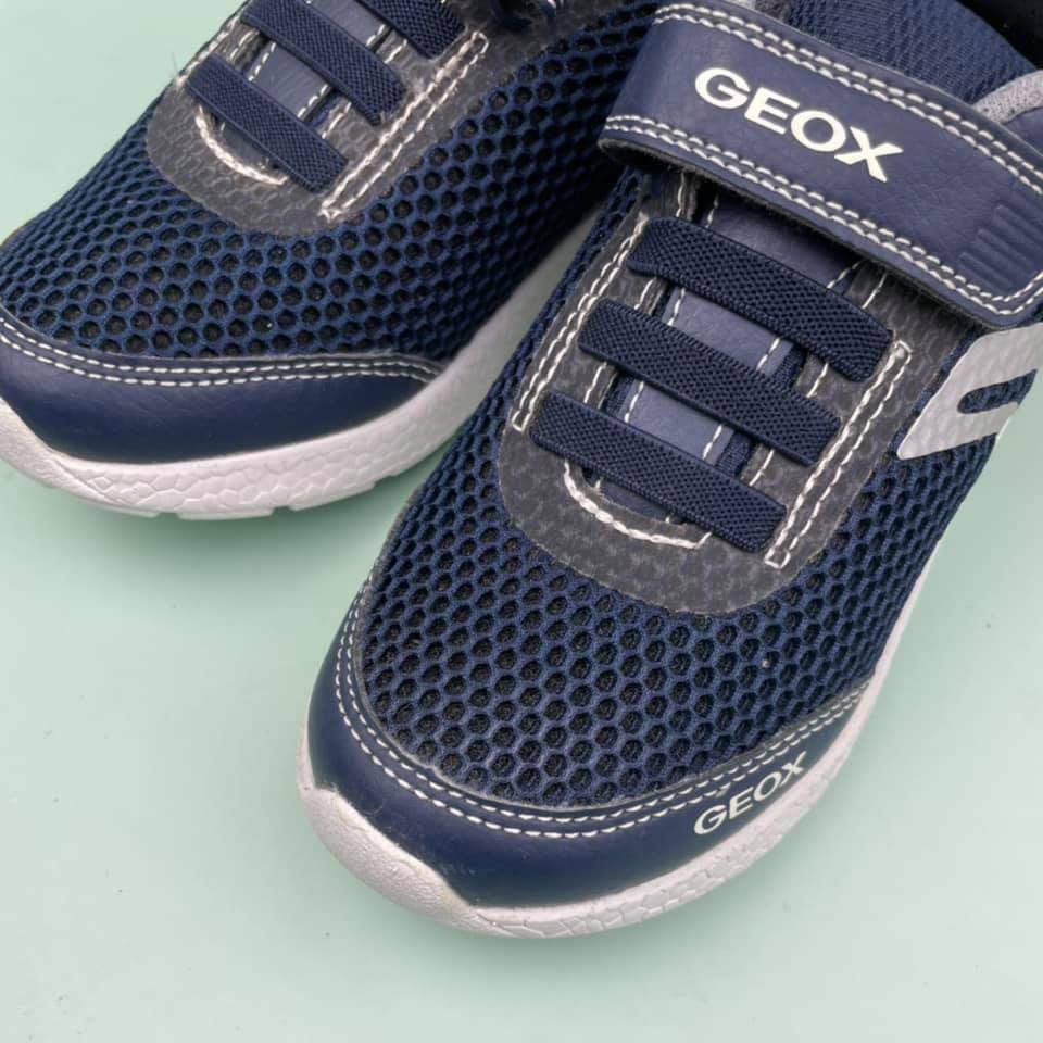 GIÀY XUẤT XỊN - Giày thể thao trẻ em GEOX màu xanh phối lưới