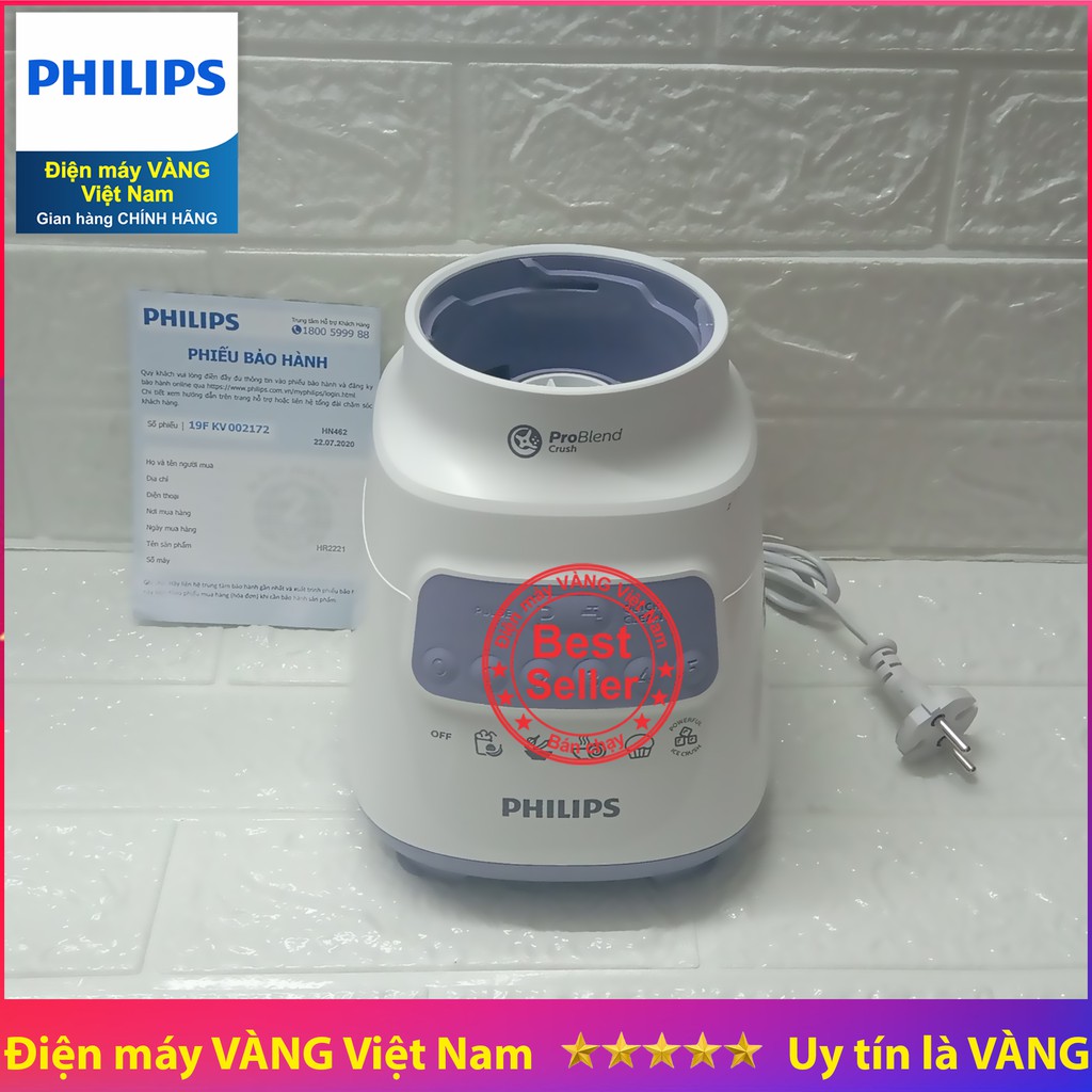 Motor 700W máy xay sinh tố Philips HR2221 HR2223