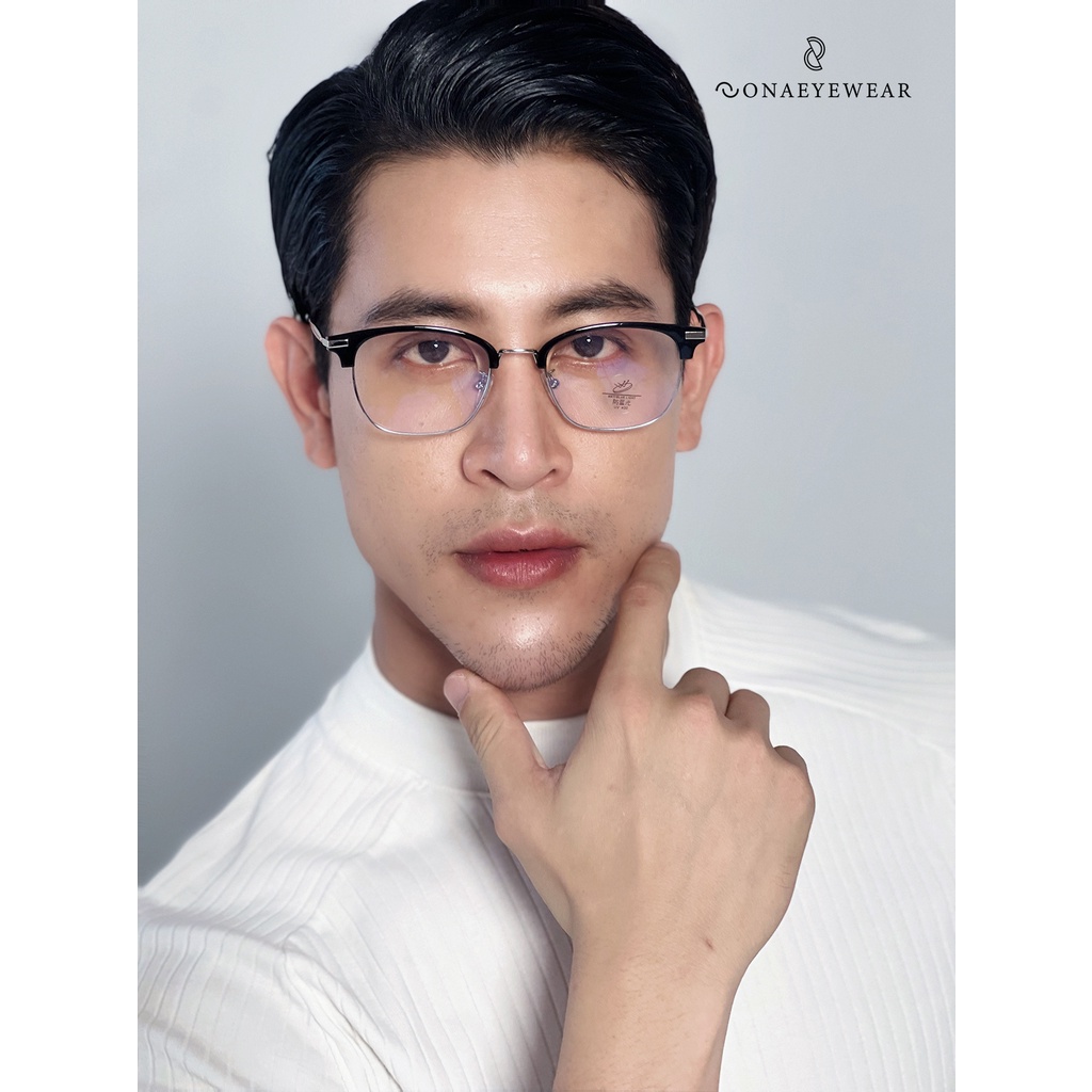 Gọng Kính Cận nam nữ Sona Eyewear chất liệu nhựa ABS và kim loại cao cấp - C03