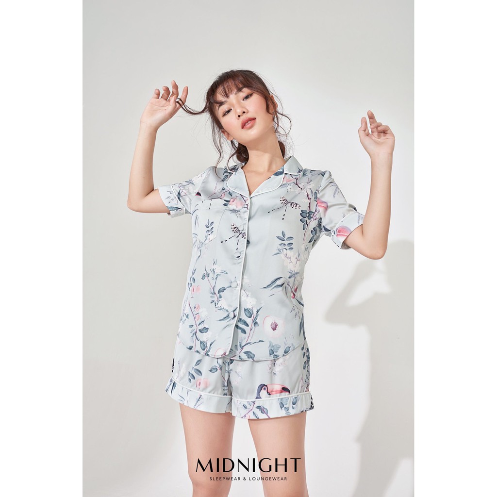 Đồ ngủ mặc nhà Pyjamas tay ngắn quần ngắn Oriental - Midnight Sleepwear | BigBuy360 - bigbuy360.vn