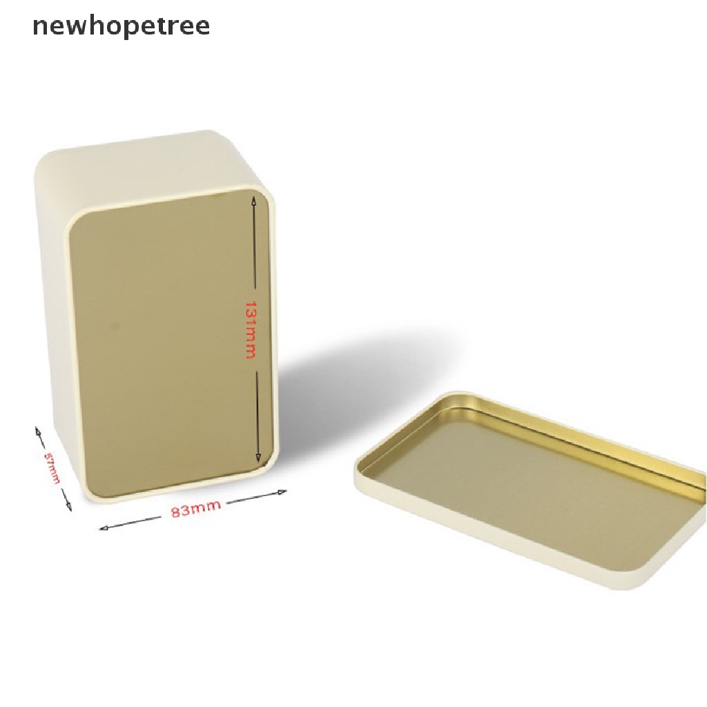 1 Hộp Thiếc Đựng Bánh Quy / Trà / Bánh Quy Bằng Kim Loại