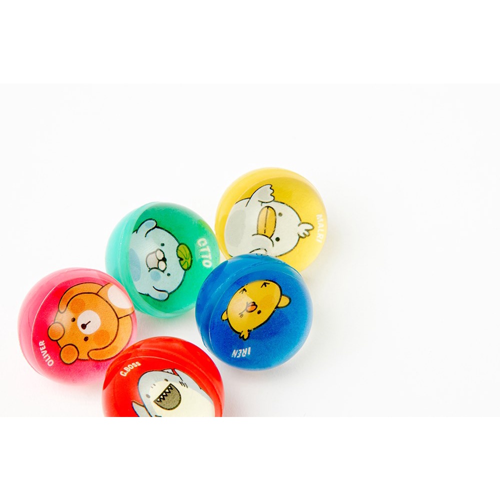 Set 5 Quả Bóng Nảy ARTBOX Hàn Quốc Mini Hình Galapagos Friends