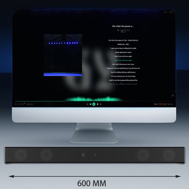 Loa Nghe Nhạc Bluetooth BS-18 Loa Thanh Vi Tính Siêu Trầm Gaming Soundbar 40W Treo Tường