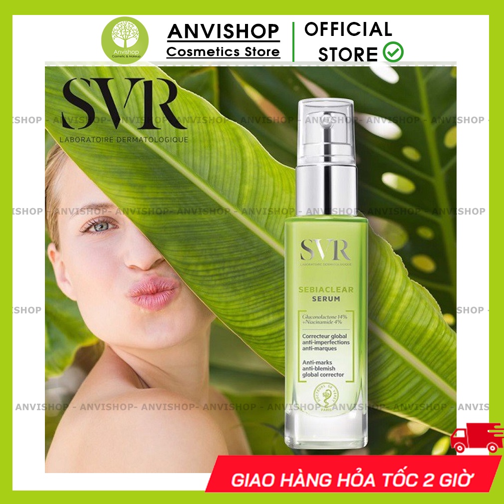 Tinh Chất Giảm Mụn Làm Mờ Thâm Sạm Và Mềm Mịn Da SVR Sebiaclear Serum 30ml
