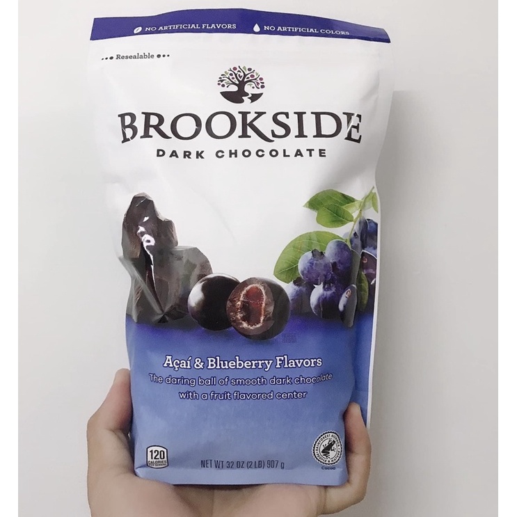 Socola Brookside nhân lựu Pomegranate 198g - socola đắng nhân lựu super ngon