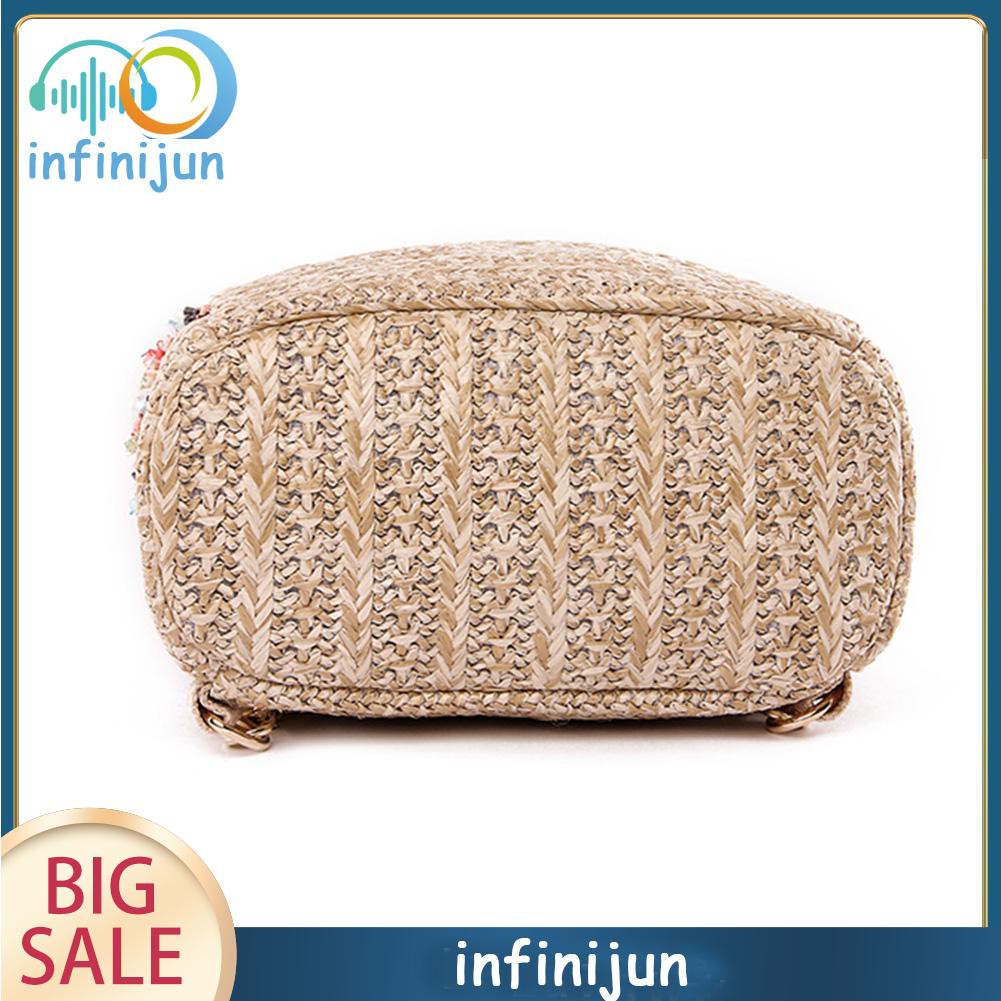 Ba Lô Đan Lát Mini Xinh Xắn Cho Nữ