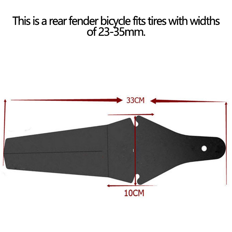GTUBIKE Tấm chắn bùn gắn yên xe đạp tháo lắp nhanh tiện lợi