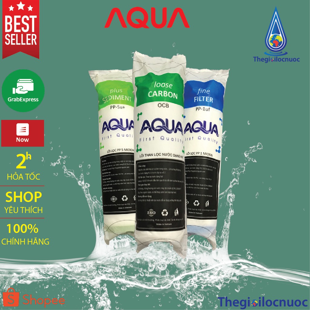 Lõi lọc nước 123 Aqua dùng cho tất cả máy lọc nước RO