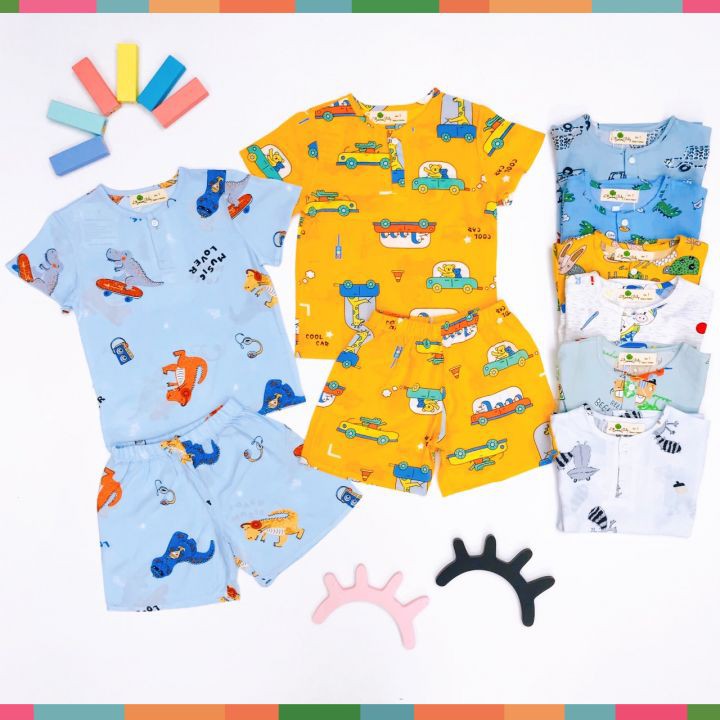 [Siêu Đáng Yêu] Bộ Lanh Bé Trai, Size 1-7, Hàng Made In VN, Chất Lanh Thái Đẹp, Mềm Mát, Màu Sắc Dễ Thương