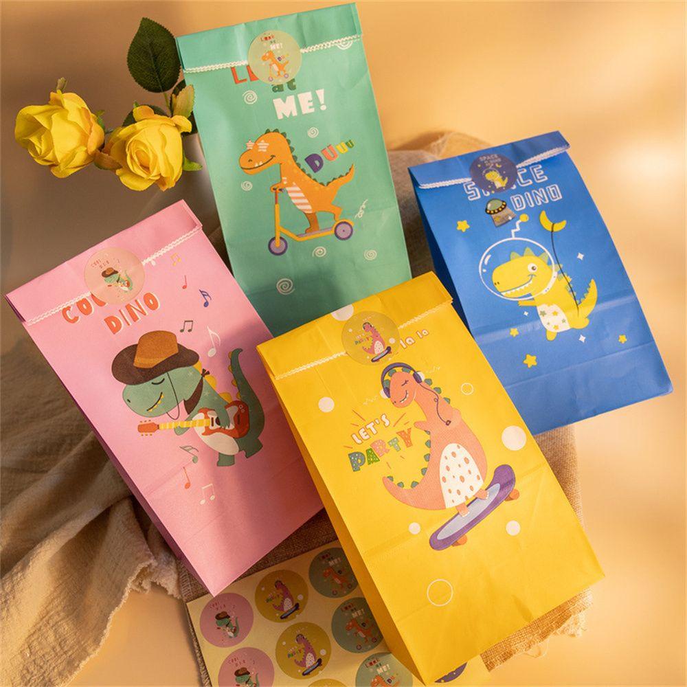 Bộ 24 Túi Đựng Kẹo Hình Khủng Long