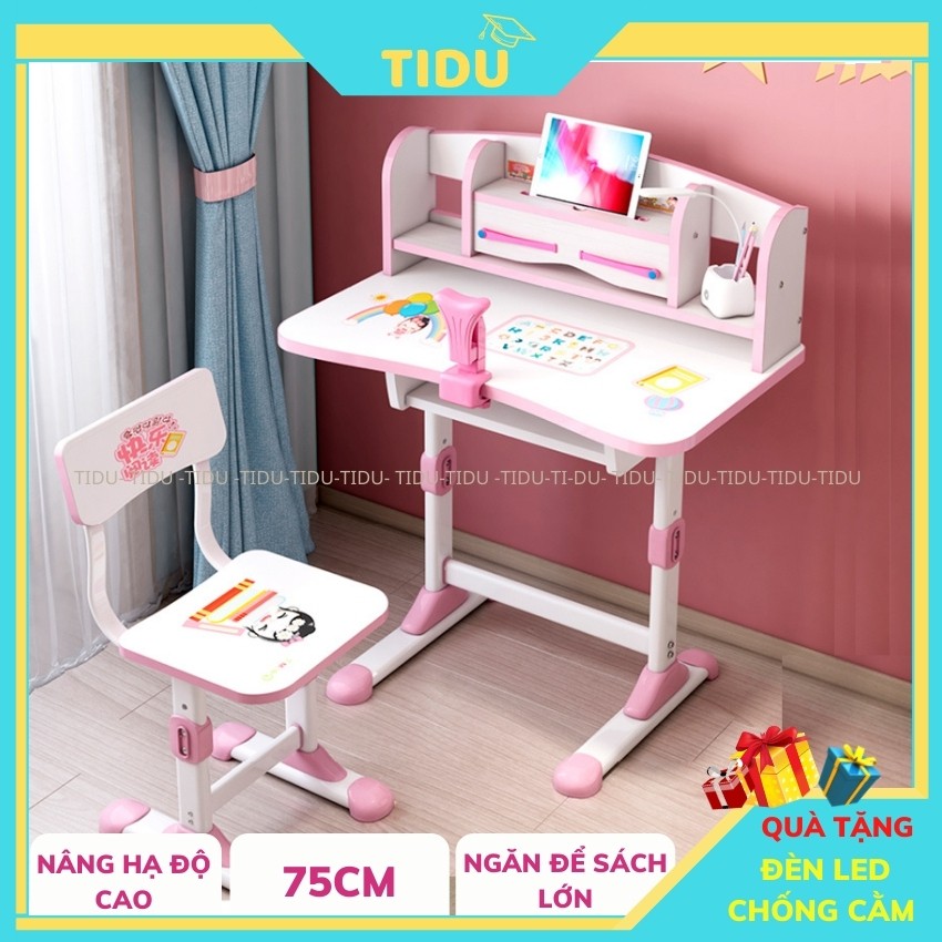 bộ bàn học chống gù chống cận thông minh Tidu mã M01 kích thước 50x75cm