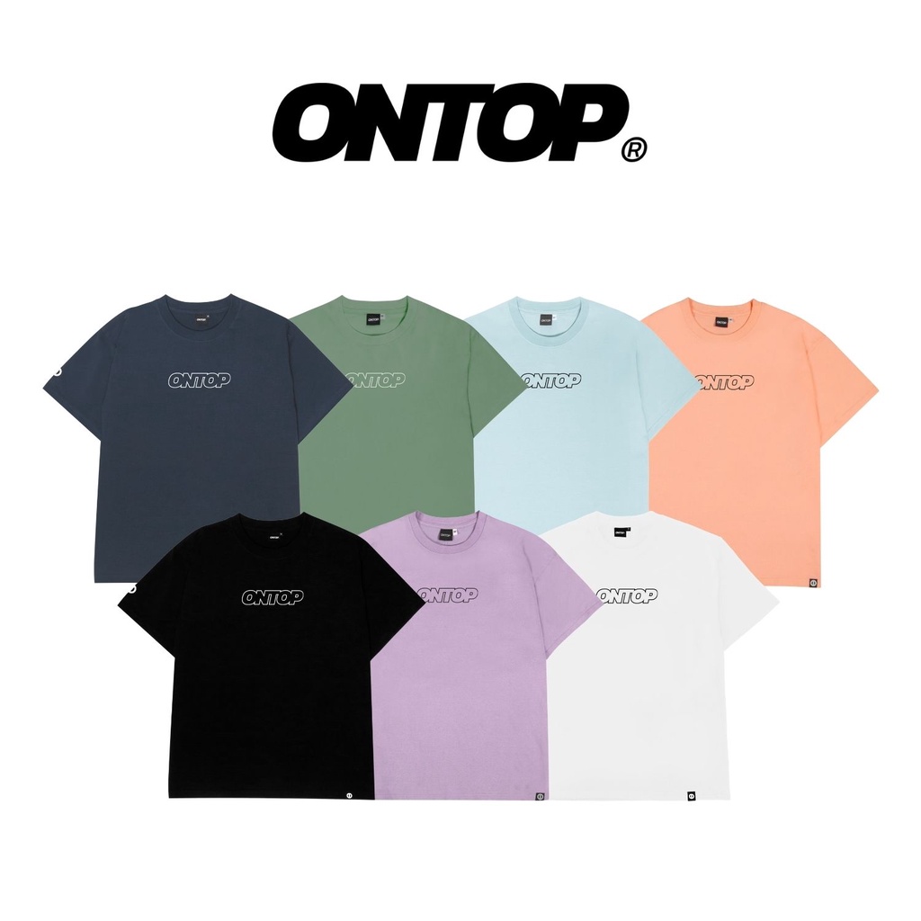 Áo thun basic nữ nhiều màu tay lỡ form rộng local brand ONTOP - Simple Tee