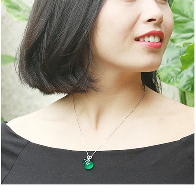 [FREE SHIP] Mặt dây chuyền bạc túi tiền cực xinh - Hàng siêu đẹp loại 1 PH158