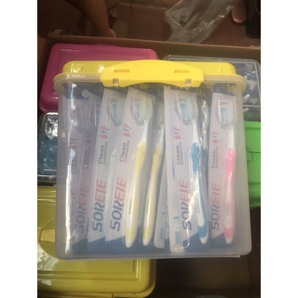 [Chuyên sỉ] Thùng 330 Chiếc bàn chải đánh răng SOREIE Hàng loại 1 cao cấp