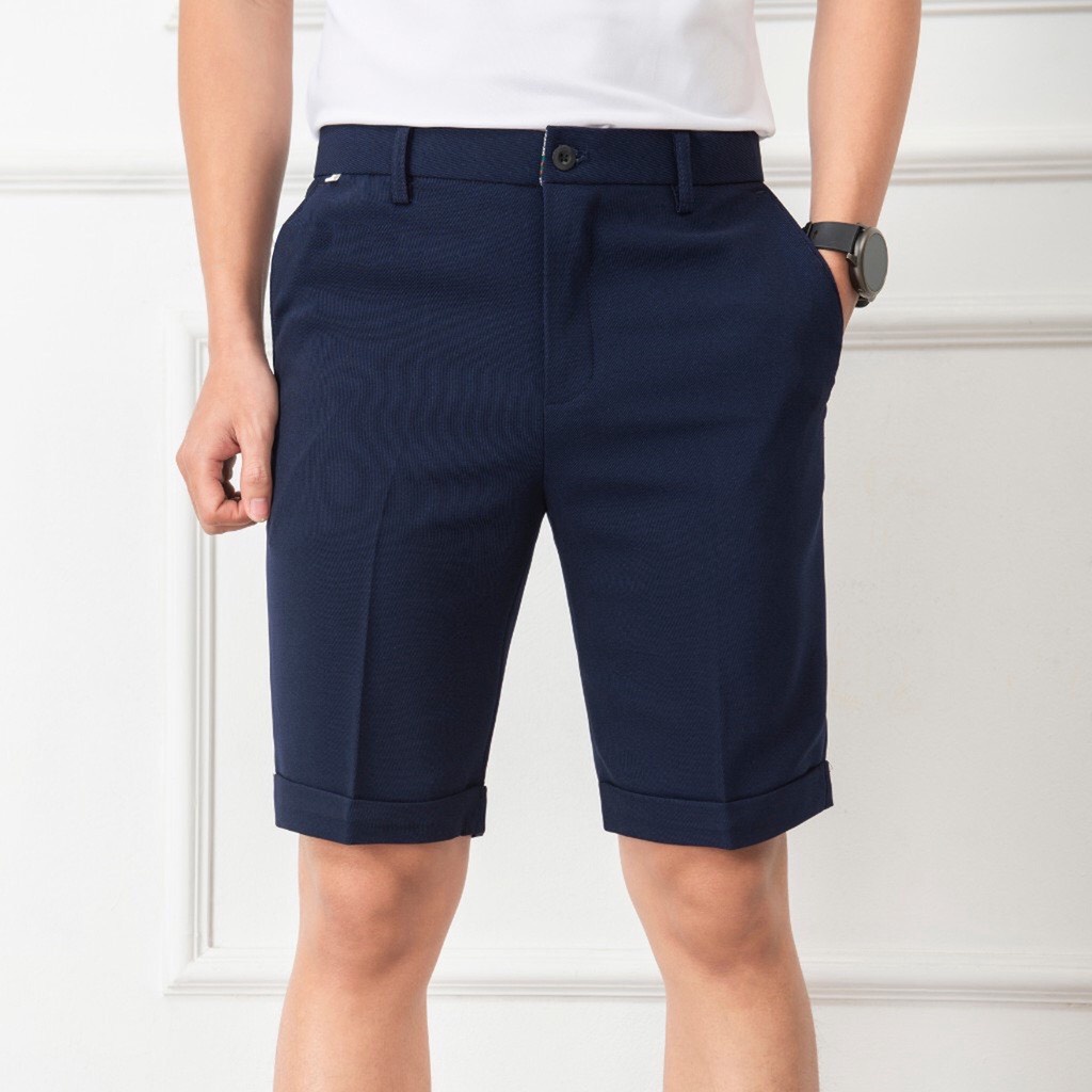 Bộ sưu tập quần short đùi tây âu nam cao cấp chất đẹp dày dặn co giãn