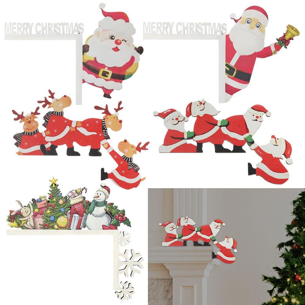 PINEVN Phụ Kiện Trang Trí Cửa Phong Cách Giáng Sinh Độc Đáo