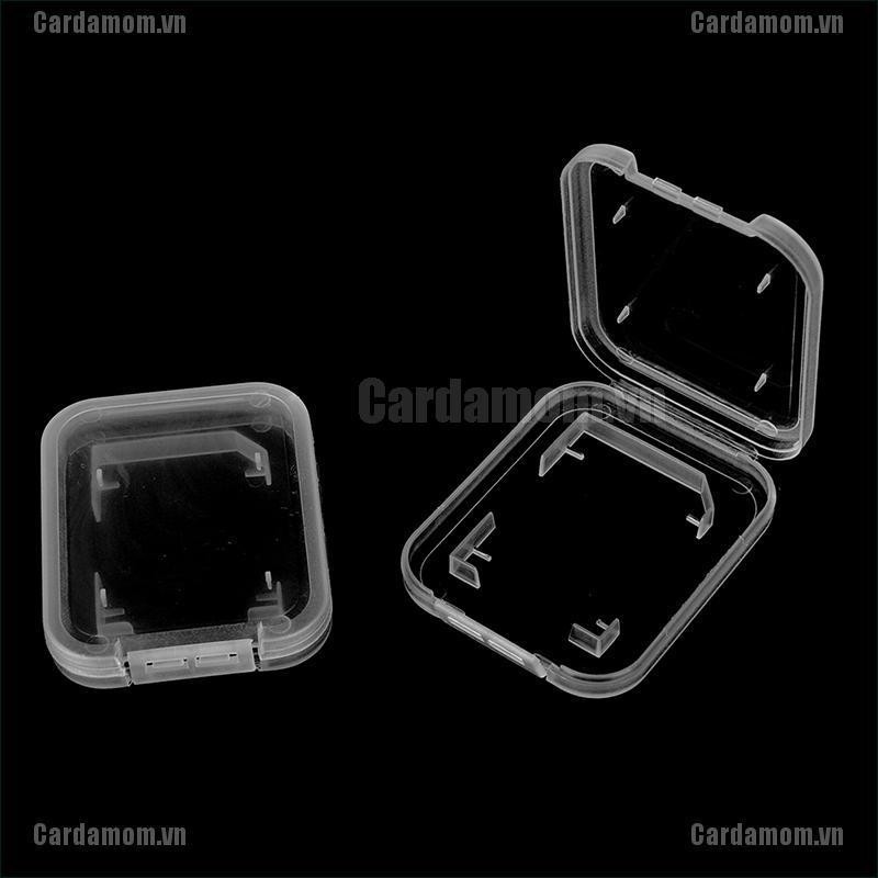 {carda} 10PCS Transparent Standard SD SDHC Memory Card Case Holder Box Storage Plastic{LJ} | BigBuy360 - bigbuy360.vn