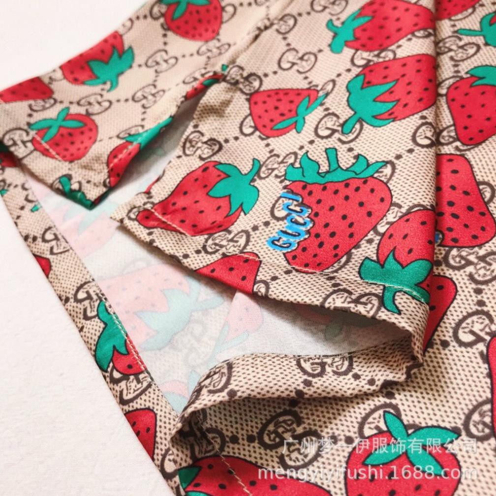 Bộ ngủ lụa yếm dâu hàng cao cấp