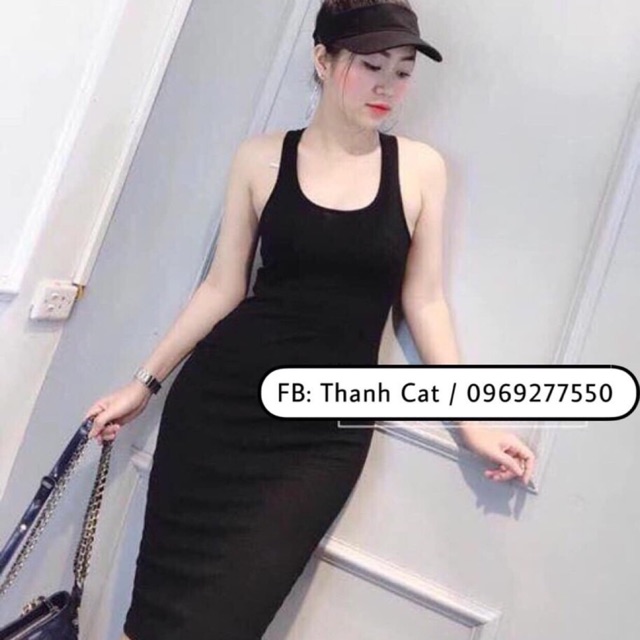 Đầm thun ba lỗ