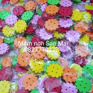 Túi 10 bánh quy tròn 5cm mút xốp 5ly mầm non