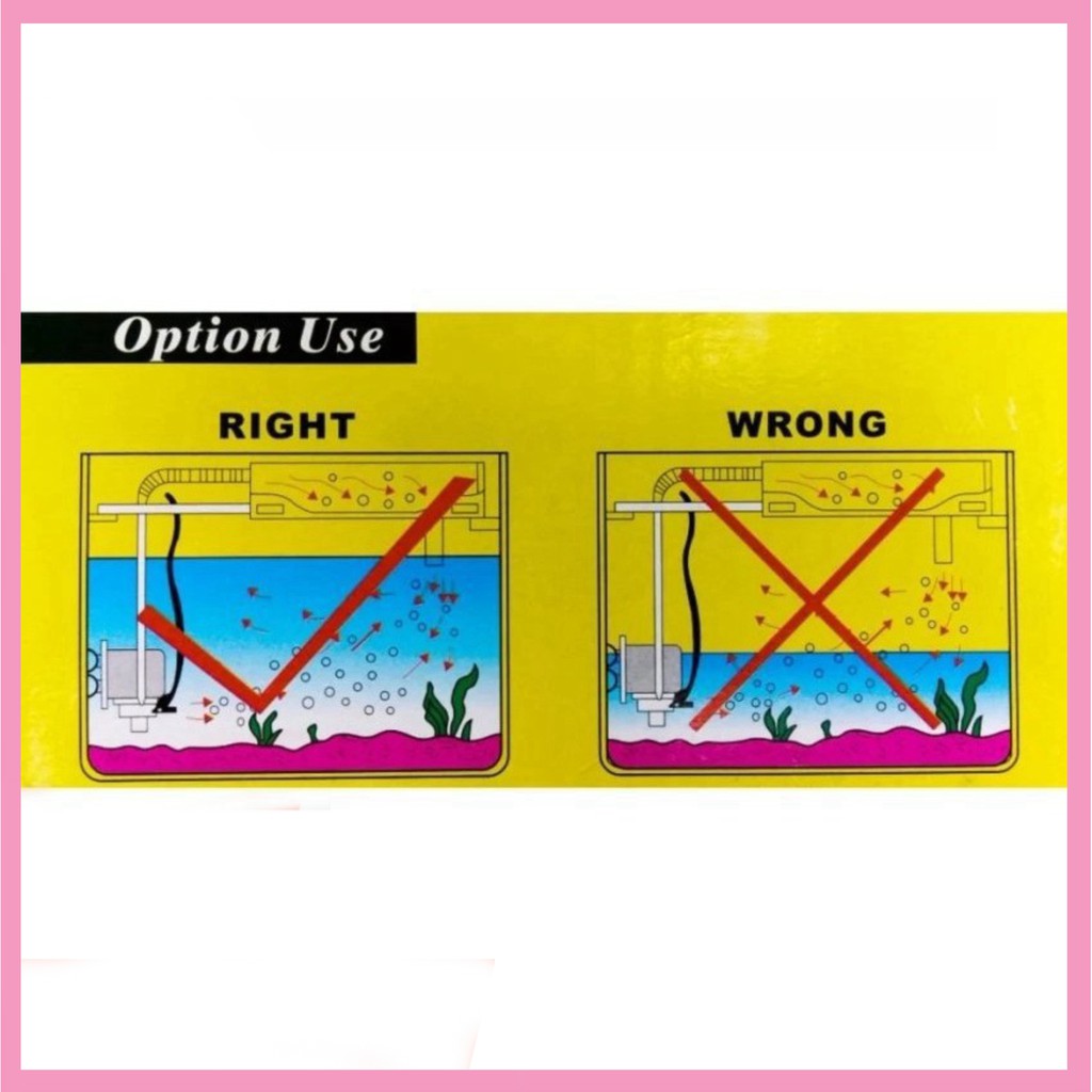 Máng lọc bể cá ( tặng 1 bông lọc )