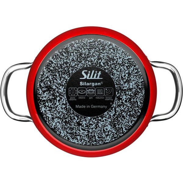 Bộ Nồi Silit Passion Red 4 Món Màu Đỏ [Không chứa niken, Sản xuất tại Đức]