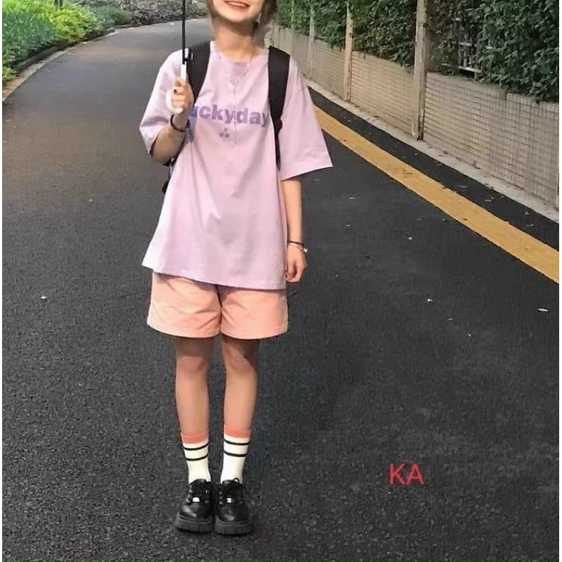 Quần Kaki Túi Thỏ Cute Phong Cách Năng Động - Quần Short Thể Thao Nhiều Màu Unisex Nam Nữ