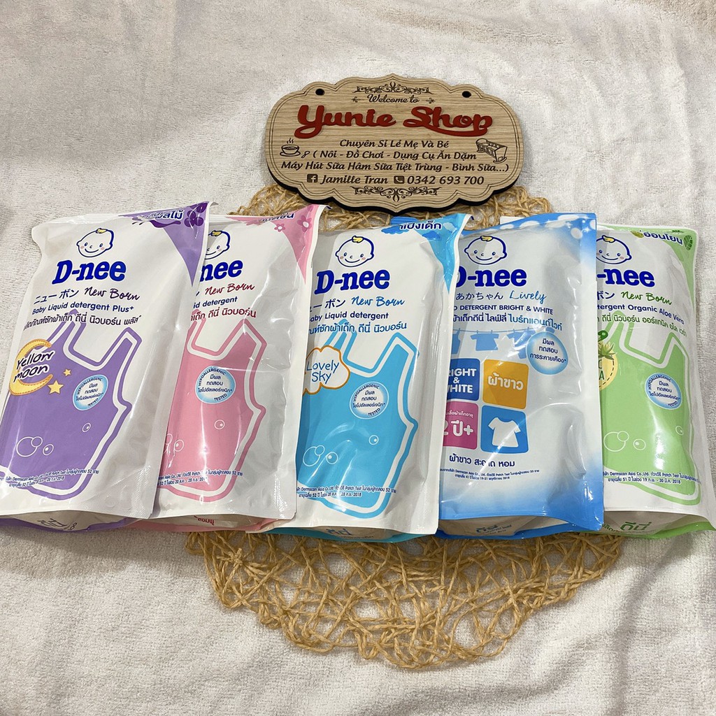 Nước giặt xả quần áo Dnee túi 600ml - 1400ml