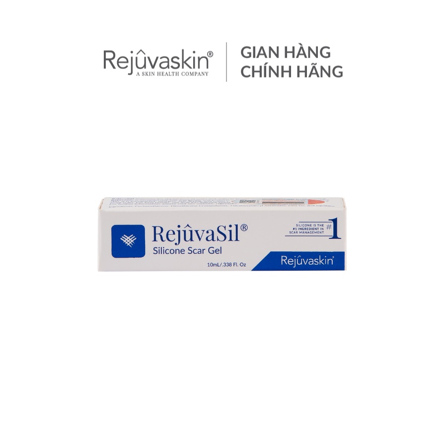 Gel ngăn ngừa sẹo và làm xẹp sẹo lồi, sẹo phì đại REJUVASKIN Rejuvasil 10ml