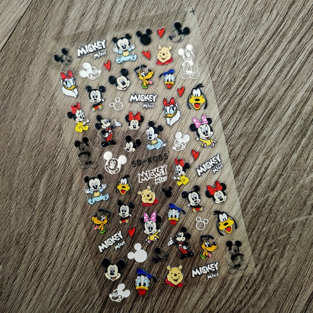 Sticker nổi 5D trang trí móng - Ann933233