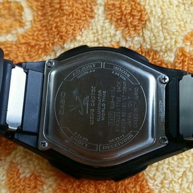 Đồng hồ nam Casio wave ceptor Illuminator world time model 3311 WVA-430J