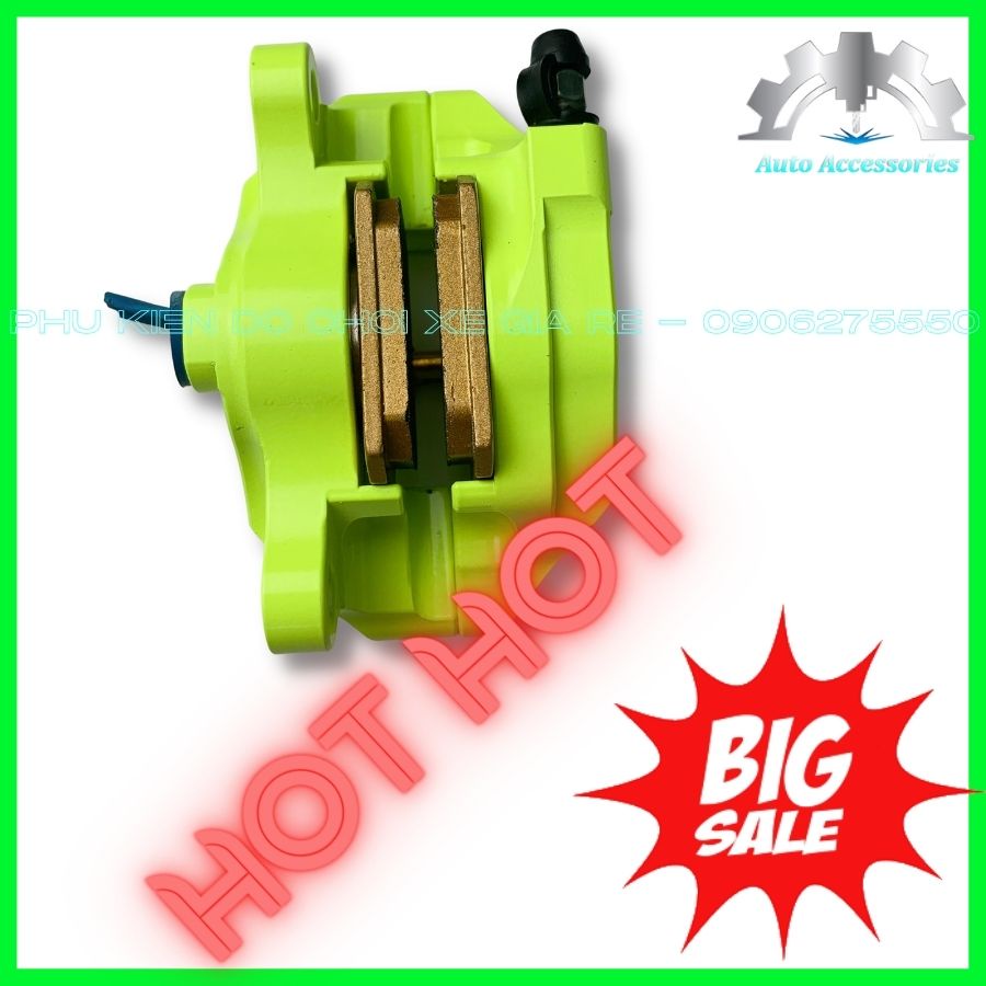 NEW ĐỘC LẠ 100% - Heo Dầu Brcmbe 2piston đối xứng MÀU XANH DẠ QUANG, đĩa ZIN Thông Dụng Trước và Sau cho Tất Cả các Xe