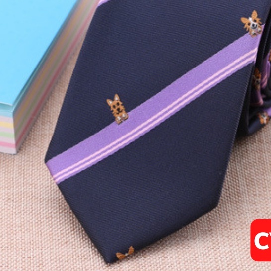 Cà vạt chú rể bản nhỏ 6cm, Calavat cao cấp, Cravat phong cách Hàn Quốc, Cavat dự tiệc CV-6398