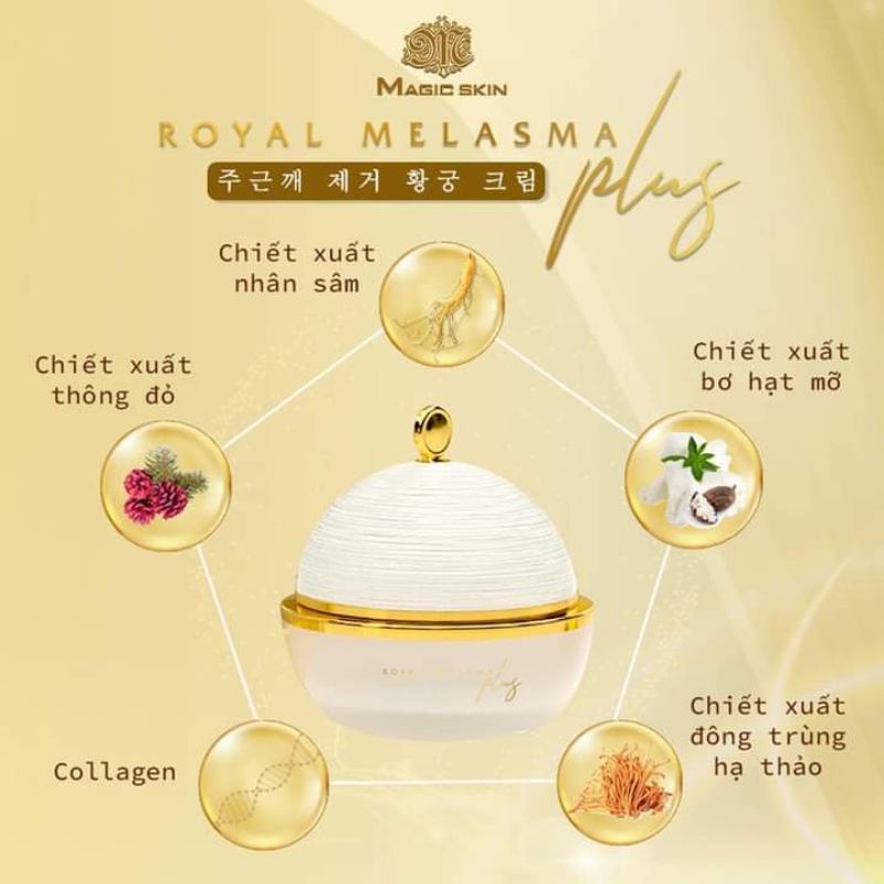 Kem Nám Magic Skin Mẫu Mới Tăng Thêm 10g Siêu Đã