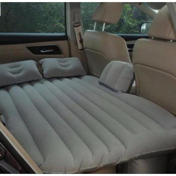 Đệm Hơi Ô Tô - Nệm Hơi Ô Tô [HÀNG CAO CẤP] Chất Nhung Êm Mịn - Tặng Kèm Bơm Điện và 2 Gối