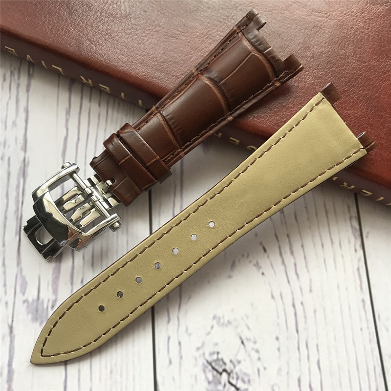 Dây Đeo Tay Bằng Da Thay Thế Cho Đồng Hồ Patek Philippe 5712G 5711 Mark 13 25mm