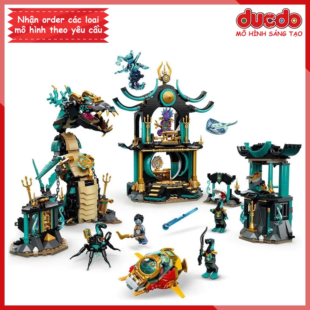 90021 Lắp ghép Ninjago Ngôi đền rồng dưới đại dương - Đồ chơi Xếp hình Mô hình Ninja 71755