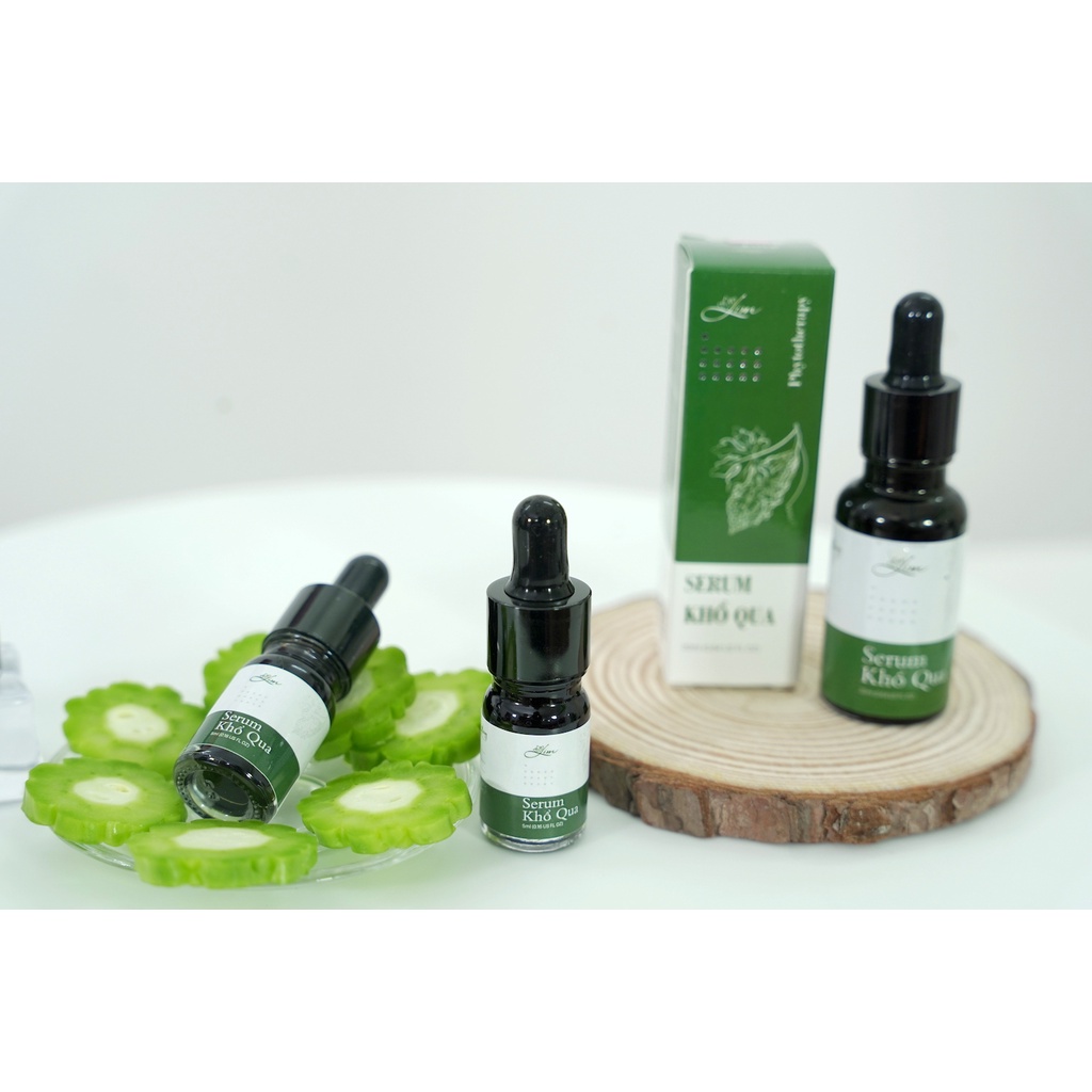 Serum khổ qua, mướp đắng handmade Lim farm - 100% nguyên chất - giảm mụn, sáng da, chăm sóc da mặt hiệu quả cho chị em