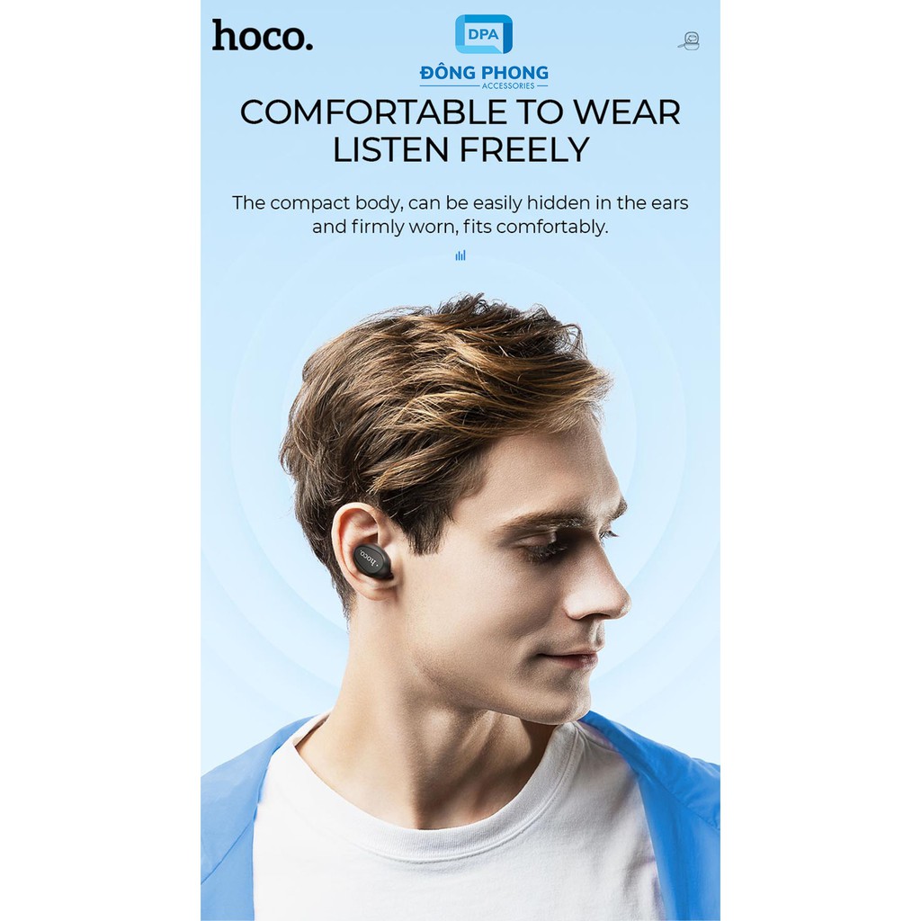 Tai nghe Bluetooth Mini Hoco E50 Cảm Ứng Chạm Chính Hãng