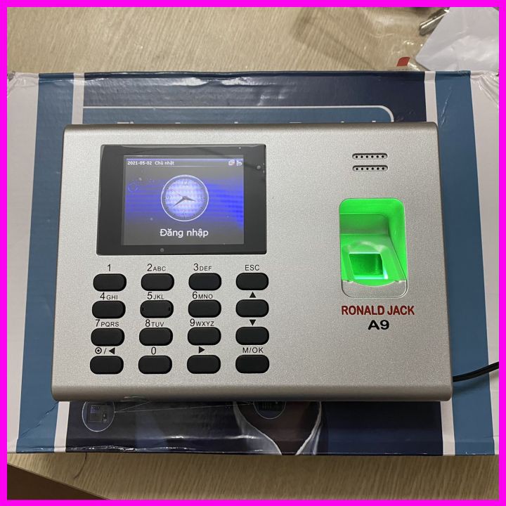 [ CHÍNH HÃNG ] Máy chấm công vân tay Ronald Jack A9 - Phần mềm Tiếng Việt Wise Eye Mix 3 Online | BigBuy360 - bigbuy360.vn