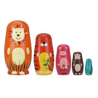 Set 5 Đồ Chơi Búp Bê Gỗ Đáng Yêu