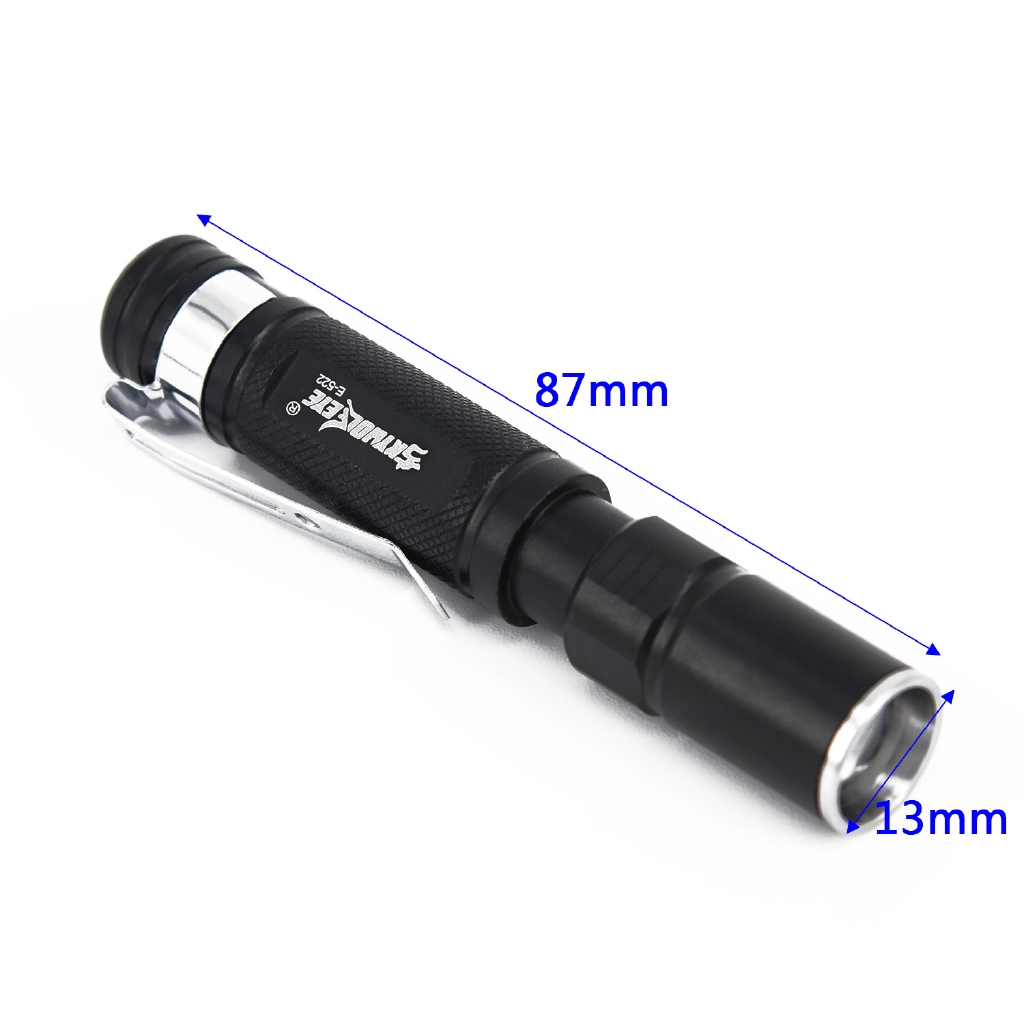 3500LM CREE XPE Waterproof LEDFlashlight Zoomable Torch Lamp Pocket Pen Camping