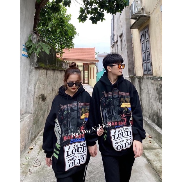 (Ảnh Thật) Áo Hoodie Nam Nữ In Hình UFO form rộng unisex Cực Chất 3 Màu Trắng Đen Xám