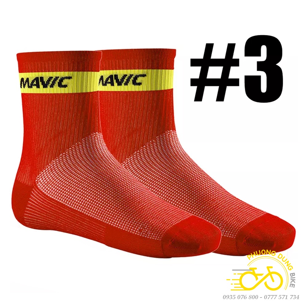 Tất  chân thể thao đi xe đạp MAVIC 02
