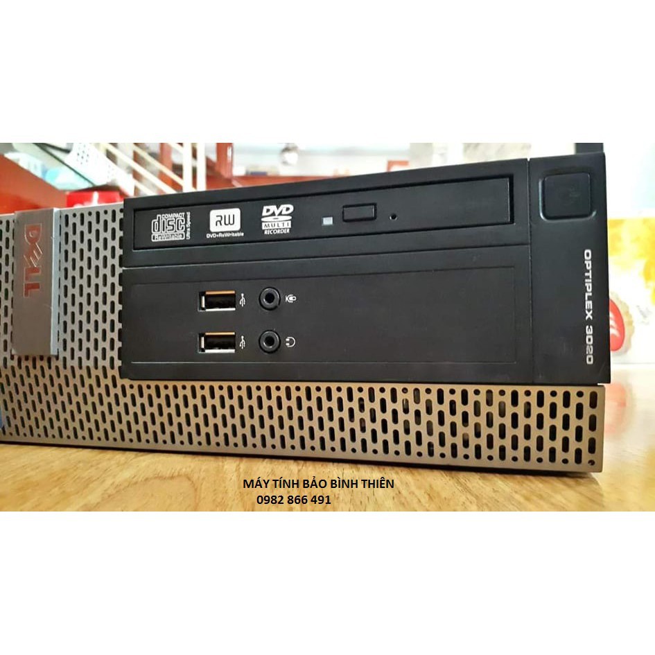 Case máy tính đồng bộ dell Optiplex 7020 core i3 4130, ram 8gb, ổ cứng SSD 120gb